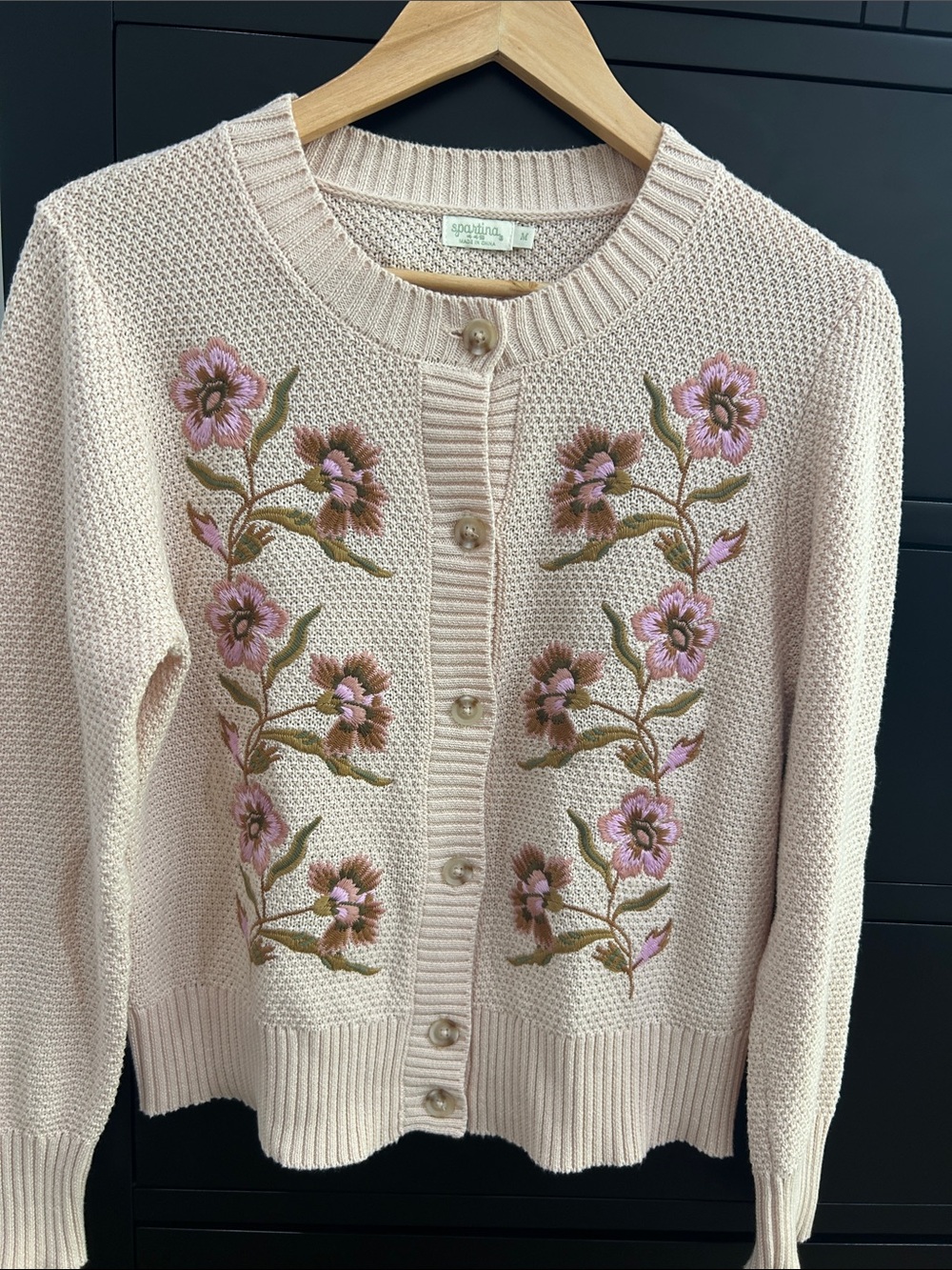 Spartina 449 floral cardigan